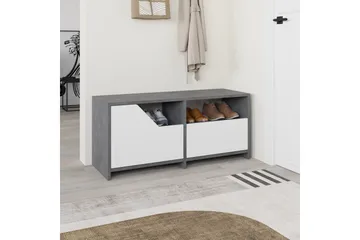 Nexus Skoskåp 105 cm - Grå/Vit - Förvaring - Sko- & klädförvaring - Skoförvaring