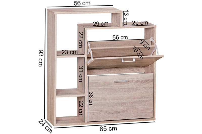 Pause Skoskåp - Trä/natur - Förvaring - Sko- & klädförvaring - Skoförvaring