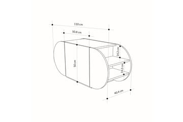Pozy Skoskåp 110 cm - Svart - Förvaring - Sko- & klädförvaring - Skoförvaring