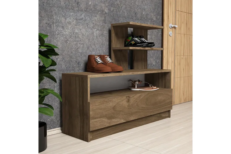 Puqa Design Skoförvaring - Valnöt - Förvaring - Sko- & klädförvaring - Skoförvaring