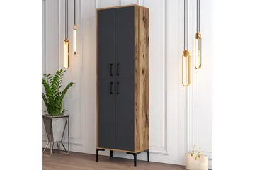 Retzow Skoskåp 60x35 cm - Mörkbrun/Antracit - Förvaring - Sko- & klädförvaring - Skoförvaring