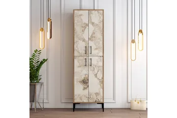 Retzow Skoskåp 60x35 cm - Mörkbrun/Ljusbrun - Förvaring - Sko- & klädförvaring - Skoförvaring