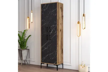 Retzow Skoskåp 60x35 cm - Svart/Mörkbrun - Förvaring - Sko- & klädförvaring - Skoförvaring