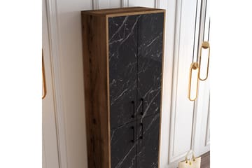 Retzow Skoskåp 60x35 cm - Svart/Mörkbrun - Förvaring - Sko- & klädförvaring - Skoförvaring