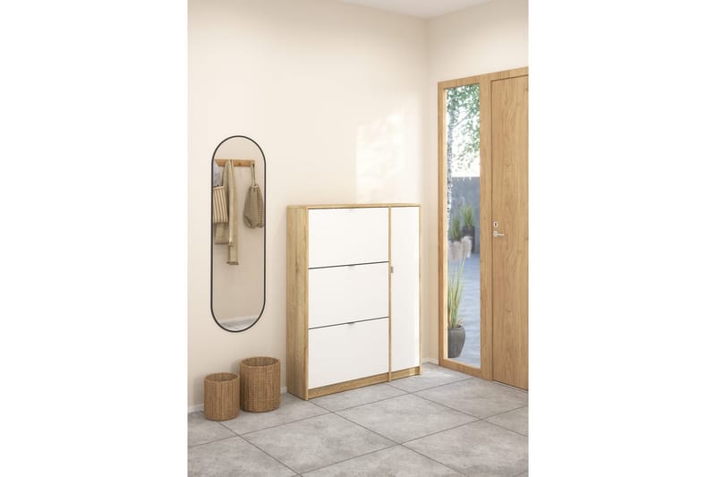 Rivornis Skoskåp 98,8 cm - Natur - Förvaring - Sko- & klädförvaring - Skoförvaring