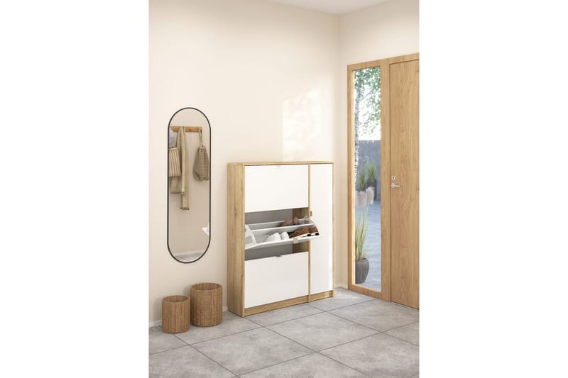 Rivornis Skoskåp 98,8 cm - Natur - Förvaring - Sko- & klädförvaring - Skoförvaring