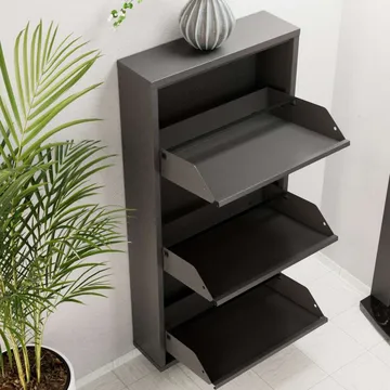 Rylanis Skoskåp 50x103 cm - Antracit - Förvaring - Sko- & klädförvaring - Skoförvaring