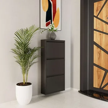 Rylanis Skoskåp 50x103 cm - Antracit - Förvaring - Sko- & klädförvaring - Skoförvaring