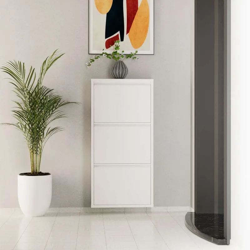 Rylanis Skoskåp 50x103 cm - Vit - Förvaring - Sko- & klädförvaring - Skoförvaring