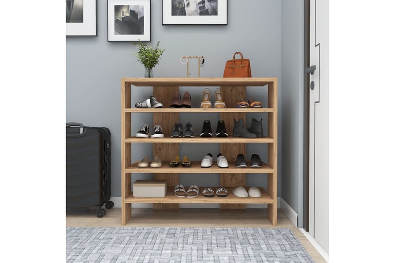 Sargel Skoskåp 75,6 cm - Brun - Förvaring - Sko- & klädförvaring - Skoförvaring