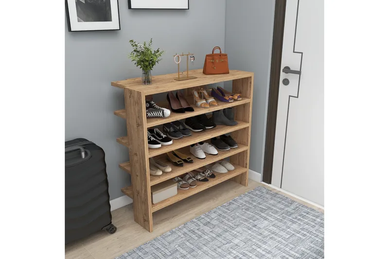 Sargel Skoskåp 75,6 cm - Brun - Förvaring - Sko- & klädförvaring - Skoförvaring