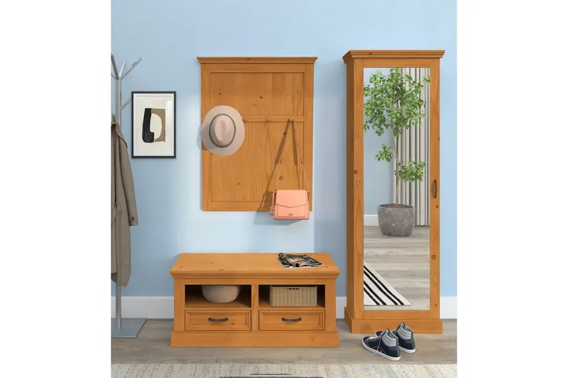 Selma Skobänk 100 cm - Natur - Förvaring - Sko- & klädförvaring - Skoförvaring