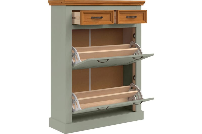 Selma Skoskåp 90x115 cm - Grön - Förvaring - Sko- & klädförvaring - Skoförvaring