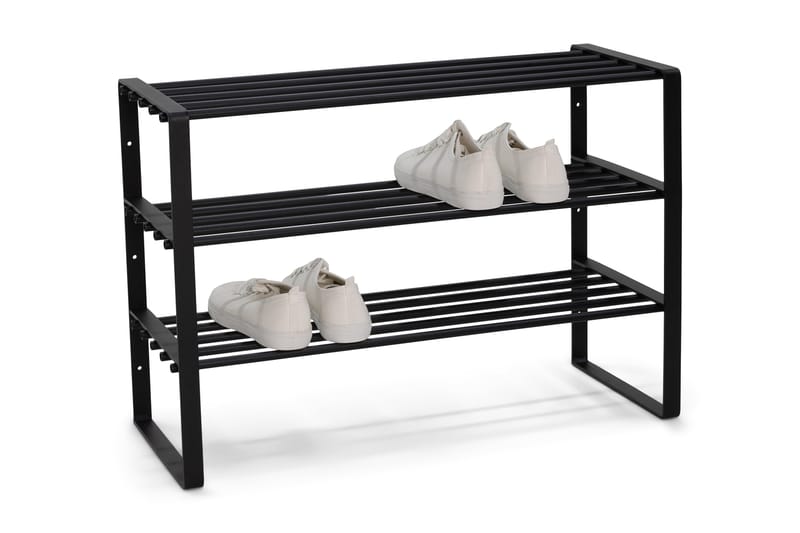 SENSI Skohylla 70 cm Svart - Skoförvaring - Skohylla & skoställ