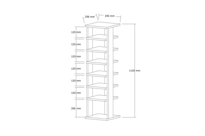 Seynor Skoskåp 29,6 cm - Ek - Förvaring - Sko- & klädförvaring - Skoförvaring
