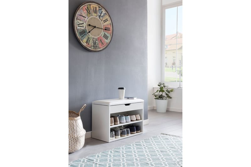 Shiheem Skohylla 60x30 cm - Vit - Förvaring - Sko- & klädförvaring - Skoförvaring