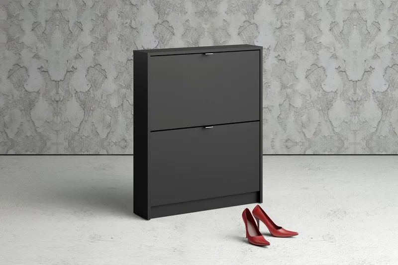 Shoey Skoskåp 2 Fack - Svart - Förvaring - Sko- & klädförvaring - Skoförvaring