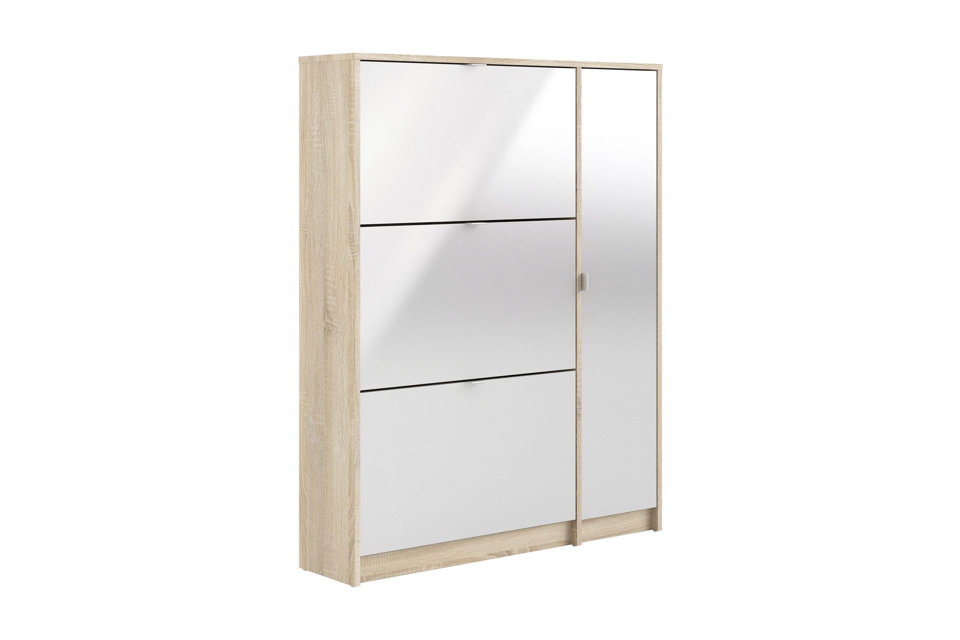 Shoey Skosk&aring;p 3 Fack - Tr&auml;/natur/Vit