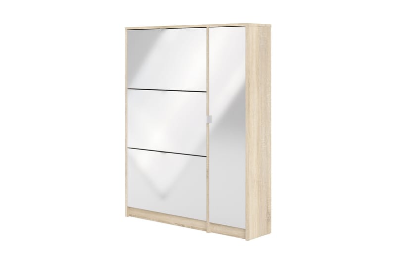 Shoey Skoskåp 3 Fack - Trä/natur/Vit - Förvaring - Sko- & klädförvaring - Skoförvaring