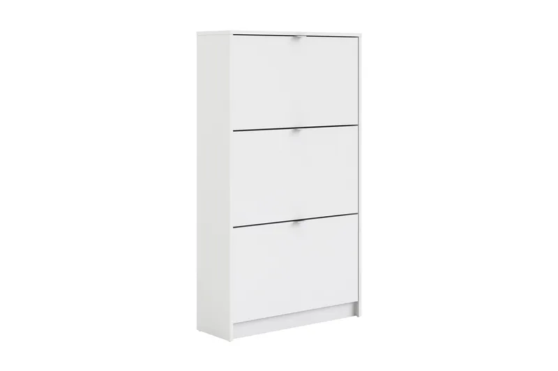 Shoey Skoskåp 3 Fack - Vit - Förvaring - Sko- & klädförvaring - Skoförvaring