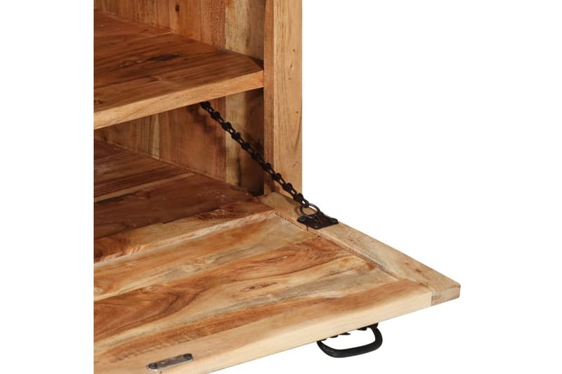 Skobänk 85x40x45 cm massivt akaciaträ - Brun - Förvaring - Sko- & klädförvaring - Skoförvaring