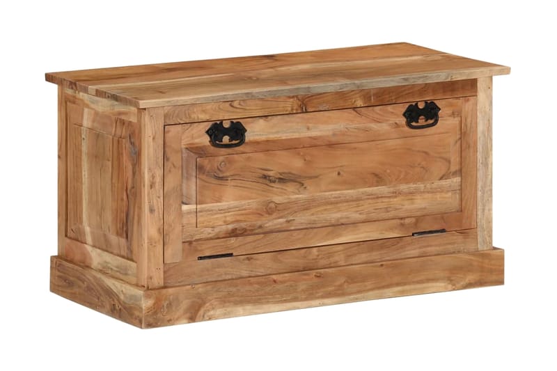 Skobänk 85x40x45 cm massivt akaciaträ - Brun - Förvaring - Sko- & klädförvaring - Skoförvaring