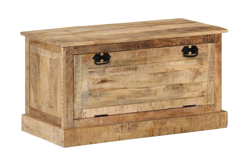 Skobänk 85x40x45 cm massivt mangoträ - Brun - Förvaring - Sko- & klädförvaring - Skoförvaring