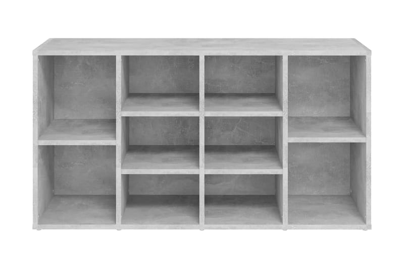 Skobänk betonggrå 103x30x54,5 cm spånskiva - Betonggrå - Förvaring - Sko- & klädförvaring - Skoförvaring