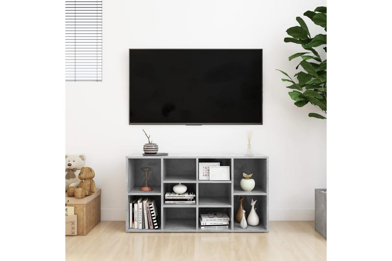 Skobänk betonggrå 103x30x54,5 cm spånskiva - Betonggrå - Förvaring - Sko- & klädförvaring - Skoförvaring
