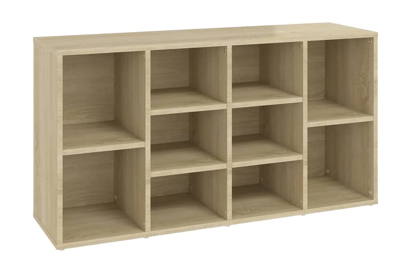 Skobänk sonoma-ek 103x30x54,5 cm spånskiva - Brun - Förvaring - Sko- & klädförvaring - Skoförvaring