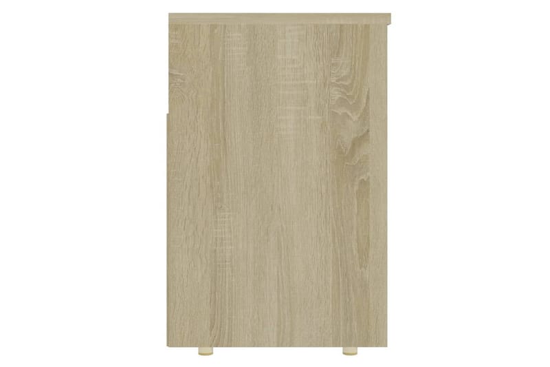 Skobänk sonoma-ek 105x30x45 cm spånskiva - Brun - Förvaring - Sko- & klädförvaring - Skoförvaring