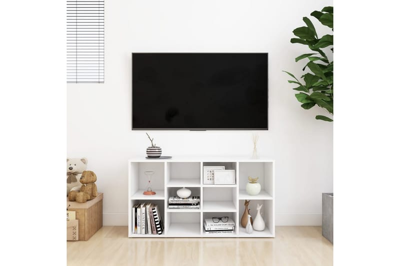 Skobänk vit 103x30x54,5 cm spånskiva - Vit - Förvaring - Sko- & klädförvaring - Skoförvaring