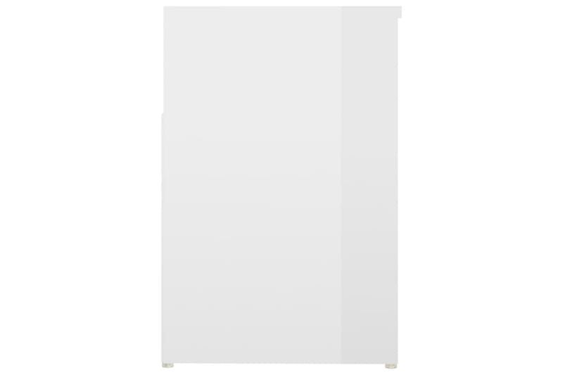 Skobänk vit högglans 80x30x45 cm spånskiva - Vit högglans - Förvaring - Sko- & klädförvaring - Skoförvaring