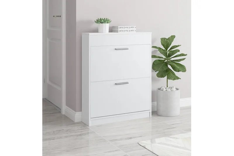 Skoförvaring Bill 75x21x95 cm, Vit - 75x21x95 cm, Vit - Förvaring - Sko- & klädförvaring - Skoförvaring