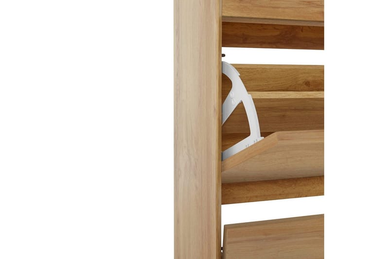 Skoförvaring Ezra 3 klaffar 60x24x125 cm, Wotan-ek - 60x24x125 cm, Wotan-ek - Förvaring - Sko- & klädförvaring - Skoförvaring