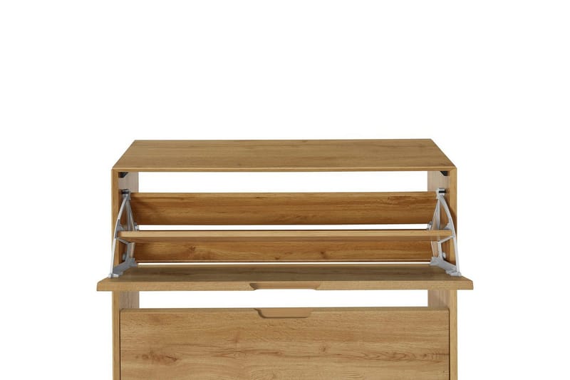 Skoförvaring Ezra 3 klaffar 89x24x125 cm, Wotan-ek - 89x24x125 cm, Wotan-ek - Förvaring - Sko- & klädförvaring - Skoförvaring