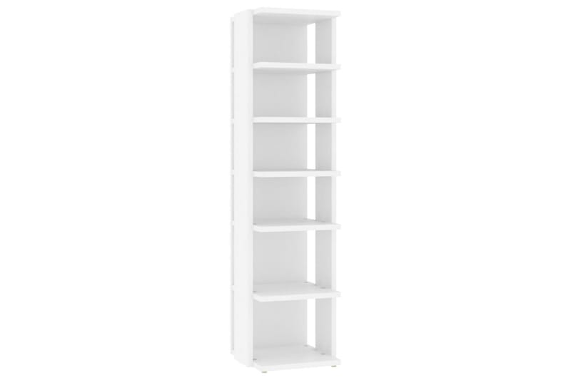 Skohylla vit 25x27x102 cm spånskiva - Vit - Förvaring - Sko- & klädförvaring - Skoförvaring