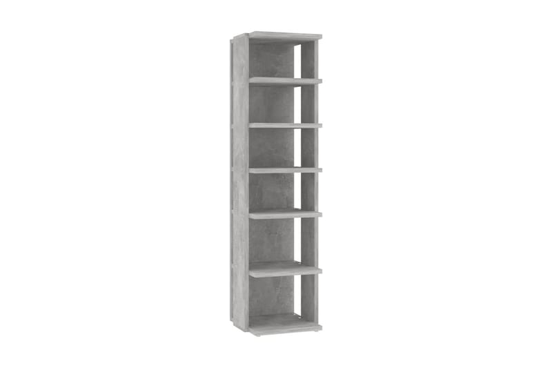 Skohyllor 2 st betonggrå 25x27x102 cm - Betonggrå - Förvaring - Sko- & klädförvaring - Skoförvaring