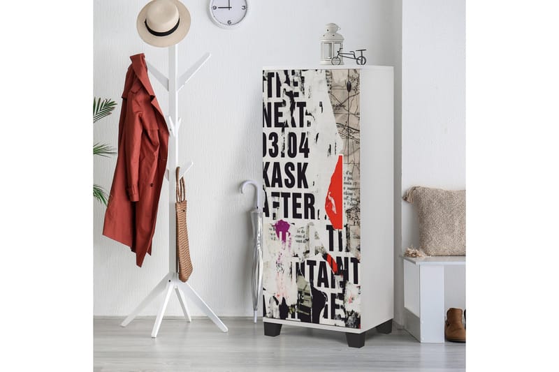 Skoskåp 38x50 cm - Vit - Förvaring - Sko- & klädförvaring - Skoförvaring