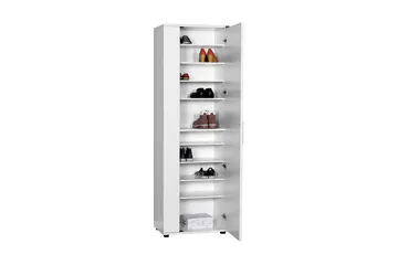 Skoskåp 60x187 cm - Vit - Förvaring - Sko- & klädförvaring - Skoförvaring