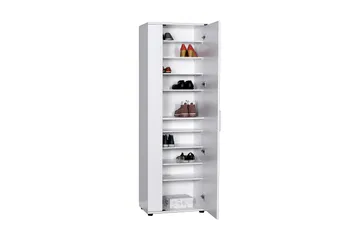 Skoskåp 60x187 cm - Vit - Förvaring - Sko- & klädförvaring - Skoförvaring