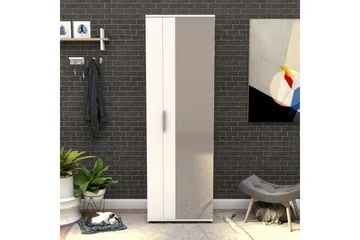 Skoskåp 60x187 cm - Vit - Förvaring - Sko- & klädförvaring - Skoförvaring
