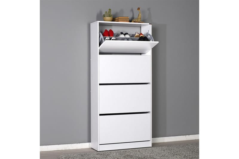 SKOSKÅP 73x157 cm Vit - Vit - Förvaring - Sko- & klädförvaring - Skoförvaring