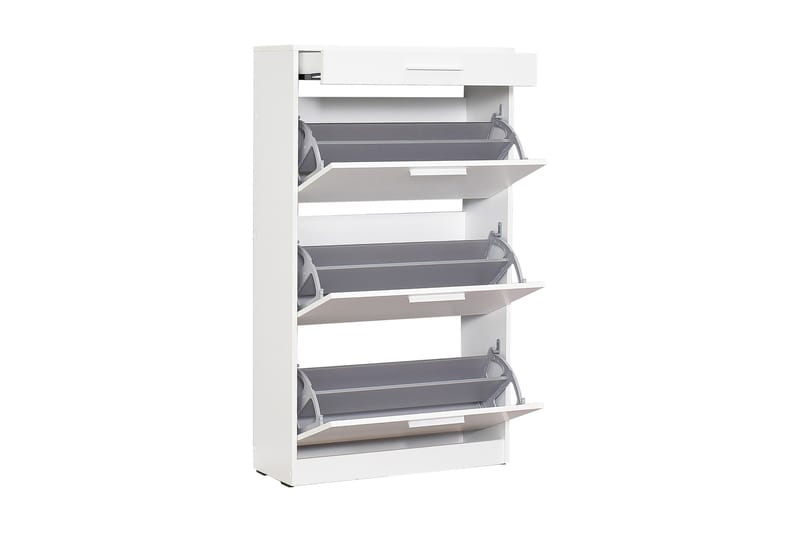 SKOSKÅP 75x128 cm Vit - Vit - Förvaring - Sko- & klädförvaring - Skoförvaring