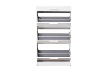 Skoskåp 75x128 cm - Vit - Förvaring - Sko- & klädförvaring - Skoförvaring