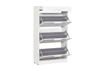 Skoskåp 75x128 cm - Vit - Förvaring - Sko- & klädförvaring - Skoförvaring