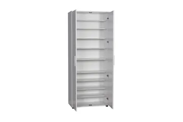 Skoskåp 76x187 cm - Vit - Förvaring - Sko- & klädförvaring - Skoförvaring