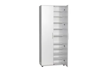 Skoskåp 76x187 cm - Vit - Förvaring - Sko- & klädförvaring - Skoförvaring