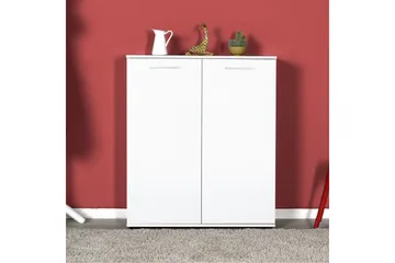Skoskåp 91x108 cm - Vit - Förvaring - Sko- & klädförvaring - Skoförvaring