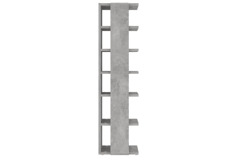 Skoskåp betonggrå 25x27x102 cm spånskiva - Betonggrå - Skoförvaring - Skohylla & skoställ